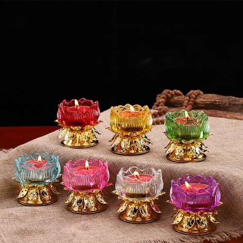 Colored glaze lotus flower - colored,