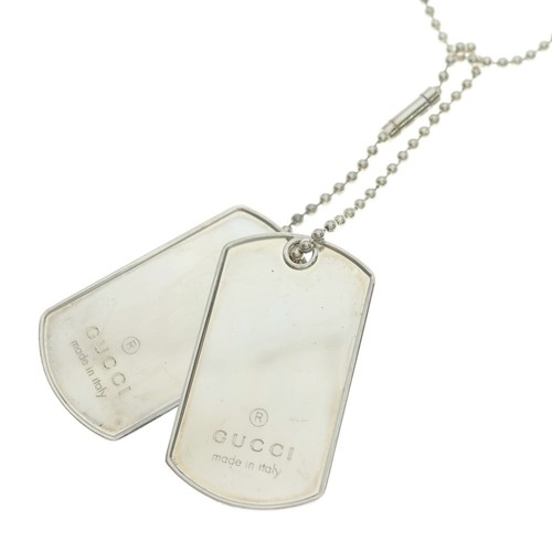 Gucci double dog tag - gucci,