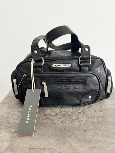 Kangol handbag black faux - black,
