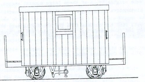 Festiniog wheel brake van - van, 2