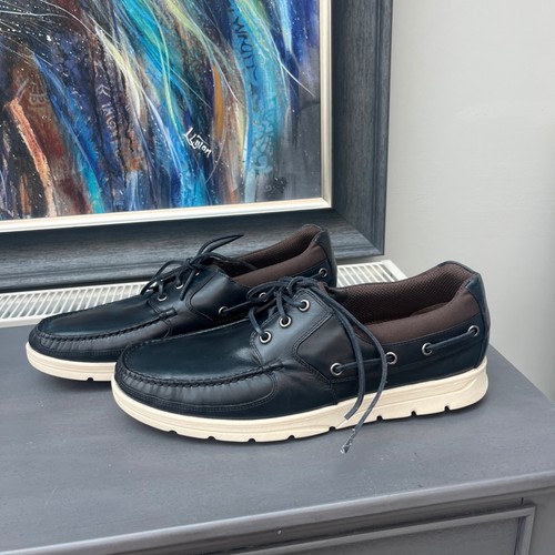 New navy leather hotter - new,