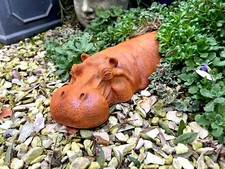 Rustic Rusty Metal Hippo