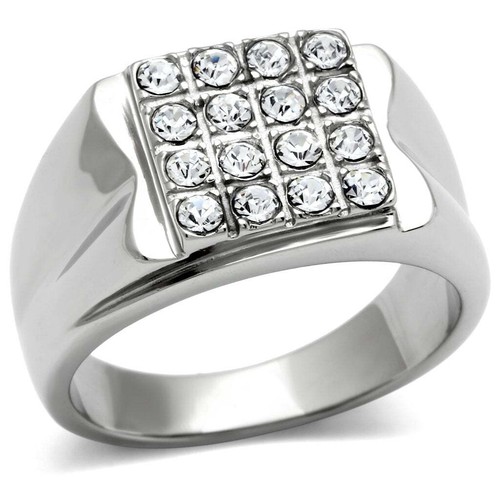 Mens silver ring - signet, pinky