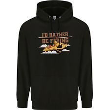 Gyrocopter Rather Be Flying Mens 80% Cotton Hoodie