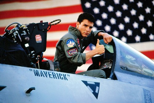 1986 top gun movie poster - top,