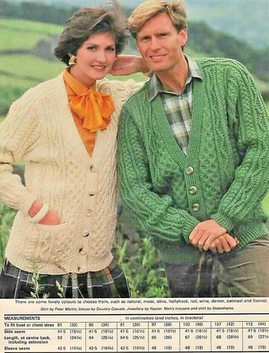 2345 ladies mens aran - ladies,