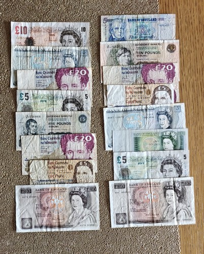 Old british banknotes - british, 141