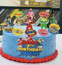Power Rangers Cake Topper Non