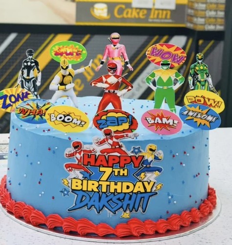 Power rangers cake topper - power,