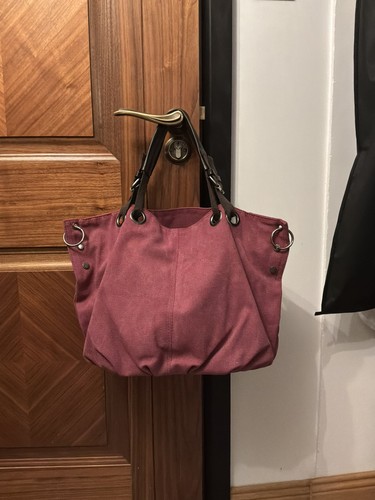 Stylish burgundy canvas - stylish, tote