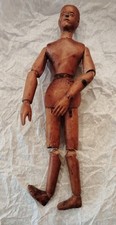 Antique antique wood articulated mannequin Lay wood MANNEKIN 33cm as is