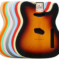 Tele Guitar Body Nitro, Poly