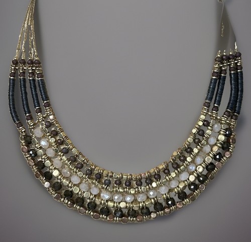 Wide cleopatra bead collar - cleopatra,