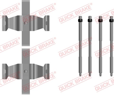 Installation kit for brake - installation,