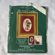 The Flowers Fairies Strawberry Fairy Counted Cross Stitch craft Collection Ltd