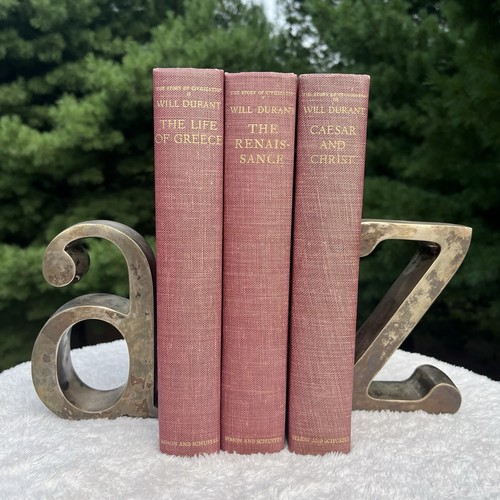 Vintage mcm brass bookends - mcm,