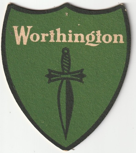 Beer mat worthington brewery - beer,