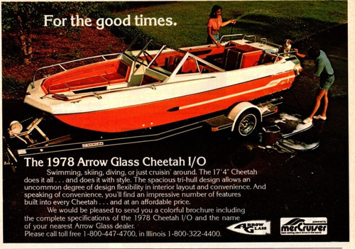 1978 arrow glass cheetah - glass,