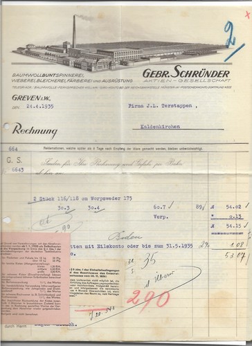 Invoice used schründer aktien - schründer,