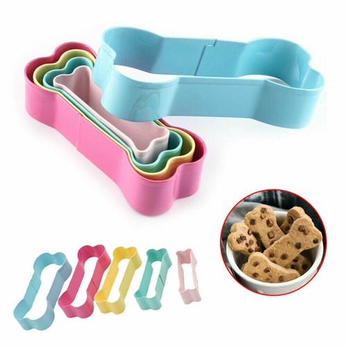 5pcs dog bone shape cookie - bone,