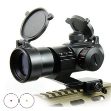 Tactical M3 Red Green Reflex Sight Rifle Scope Brightness Adjustable w/20mm Rail