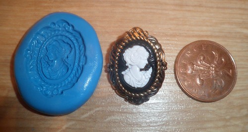 New cameo brooch mould - cameo, mold