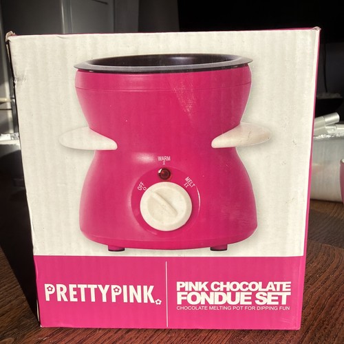 Chocolate fondue set pretty - chocolate,