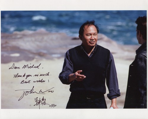 John woo autograph orig - john, orig.