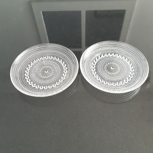 Iittala glass kastehelmi - iittala, pair