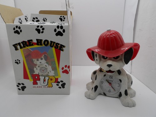 Vintage fire house dalmation - house,