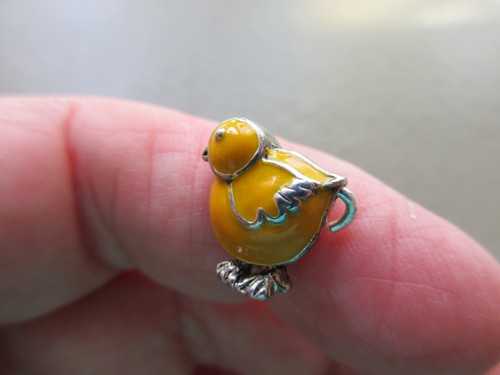 Vintage silver tone cute - silver,