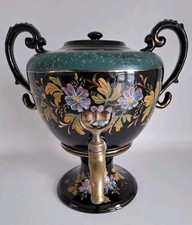 Victorian Jackfield Samovar, tea urn, made in Staffordshire.