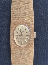 Vintage Regency 17 Jewels Swiss Made Gold Plated Ladies Watch Wind-Up Movement