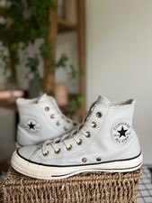 Converse Trainers All Star Warm UK 6 Grey Faux Fur Lined Boots hi top Sneakers