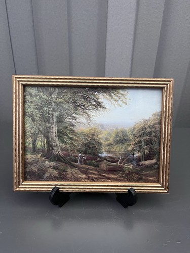 Vintage framed woodland - vintage,