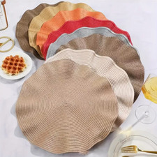 6 x New Dubai Style Wavy Table Mats  Romany Home Decor placemats Kitchen Dinning