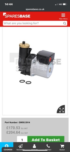 Glow worm jaguar pump - /,
