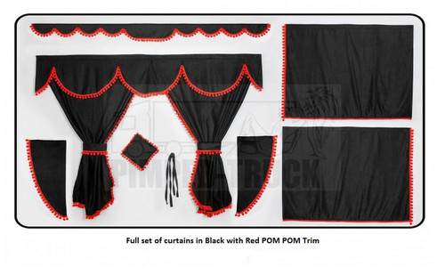 Truck curtains iveco - iveco, black