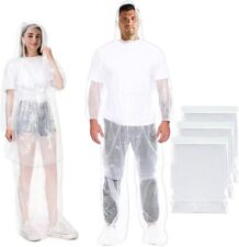 AuRiver 3 Sets Of Disposable Waterproof Rain Poncho With Pants