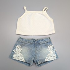 Build A Bear White Crop Top