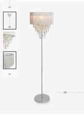 NEXT Grey Palazzo Floor Lamp -