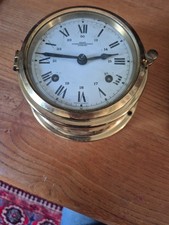 Wempe Ships Brass Clock