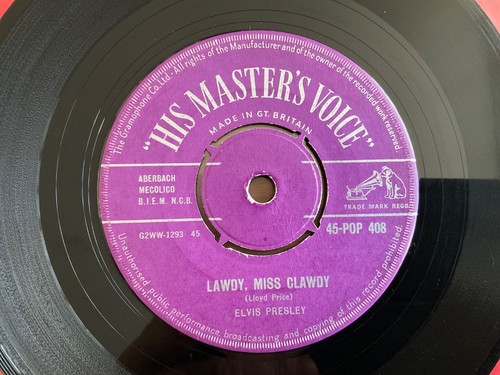Elvis presley hmv single - hmv,