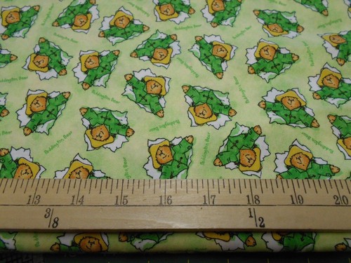 Paddington bear green 100 - bear, 100%