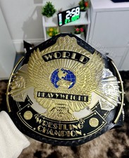 WINGED EAGLE WRESTLING CHAMPIONSHIP BELT REPLICA TITLE 4MM ALLOY ZINC DUAL ADULT