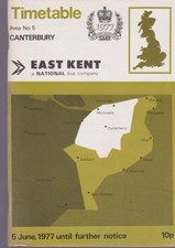 EAST KENT BUS TIMETABLE BOOK
