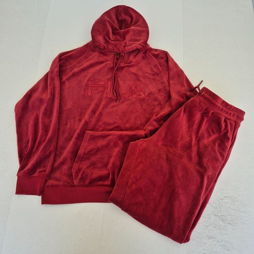 Fila tracksuit red mens - fila, xl