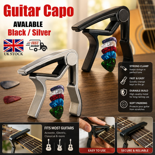 Guitar capo for acoustic - guitar,