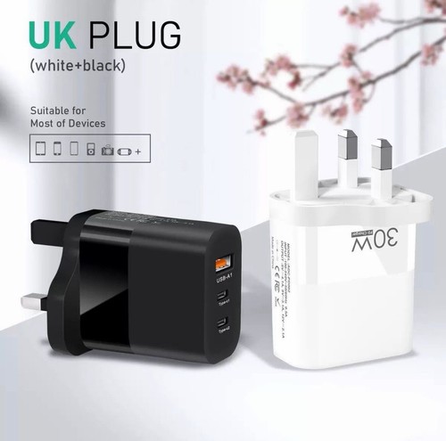 30w usb fast charger plug - 30w,