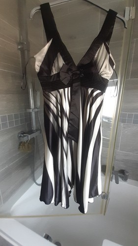 Satin party dress - dress, big